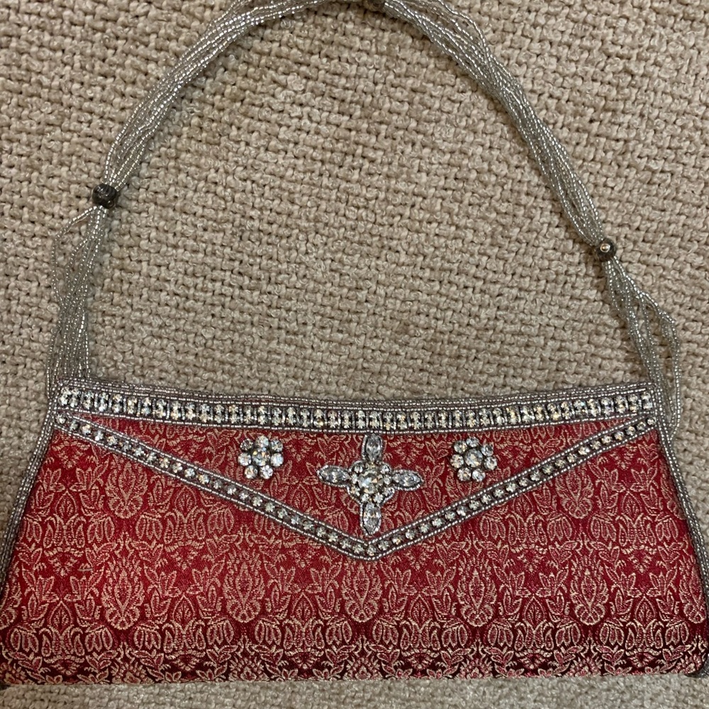 Wedding formal clutch bag with bling